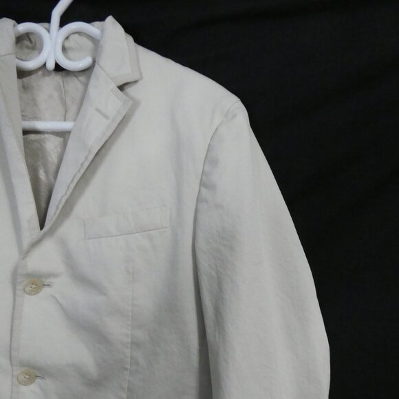 Y2K | BANANA REPUBLIC | 40 R/S regular / short | Beige Classic Tailored Blazer - Picture 5 of 15